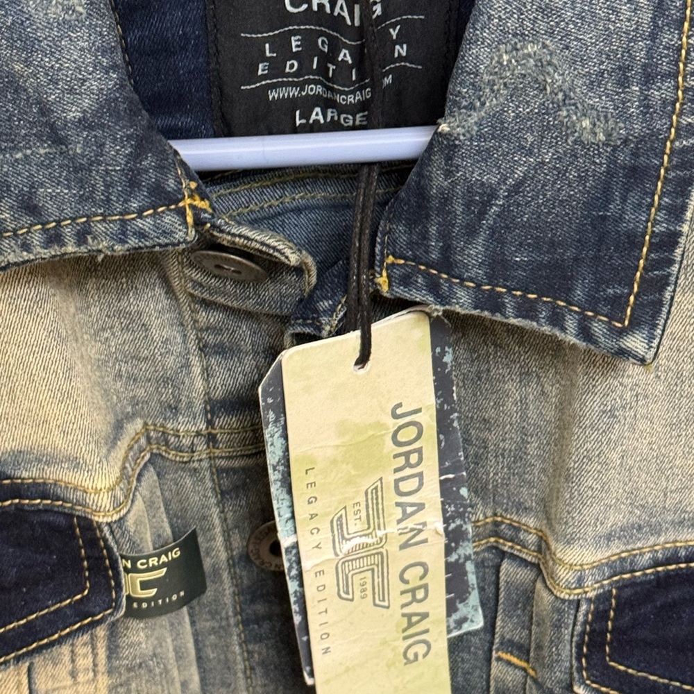 Jordan Craig Denim Jacket sz L